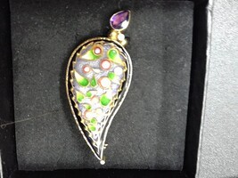 Gold Broach 3.86g/18kt overall weight 13.94 grams