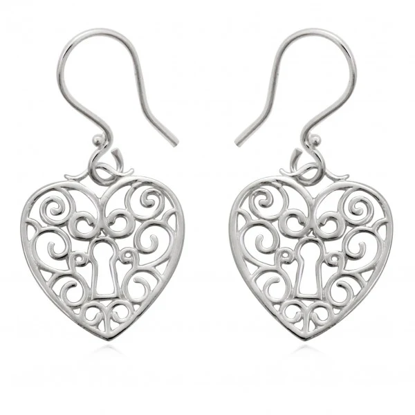  Southern Gates® Keyhole Heart Earring