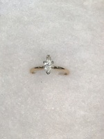  14kt Marquise Solitaire 