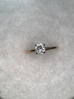 14k Solitaire Engagement Ring 