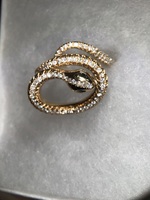 18kt Diamond Snake Ring