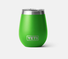 YETI RAMBLER 10OZ WINE TUMBLER WITH MAGSLIDER LID CANOPY GREEN