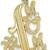  14K Yellow Gold #1 Mom Pendant 