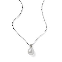Southern Gates Teardrop Pearl Necklace With Garden Scroll Bale