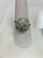  1ct Cluster Ring 14k Gold