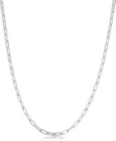  Sterling Silver 24inch Paperclip Chain