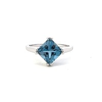 Blue Topaz Ring 14k Gold