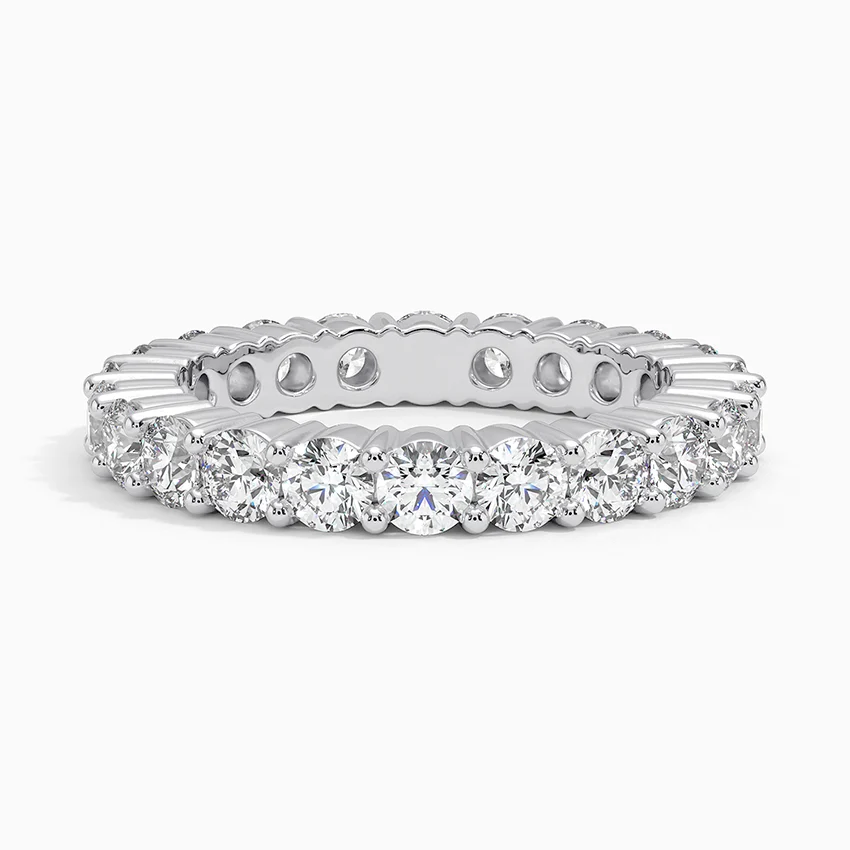  Eternity Diamond Wedding Band Platnium 2CT