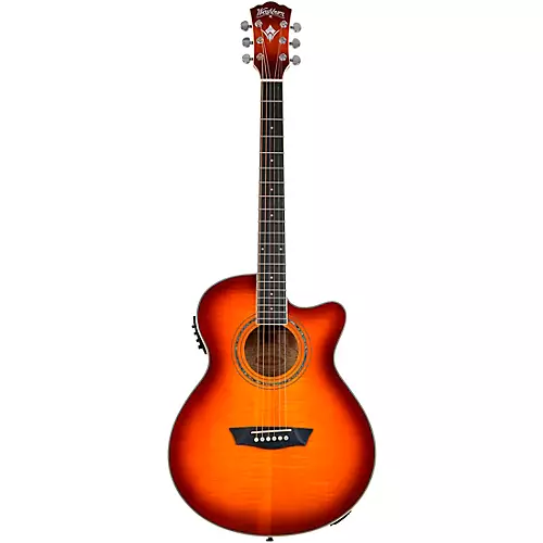 Washburn EA15 Festival Series Acoustic-Electric Guitar Iced Tea Burst