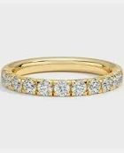  14K Yellow Gold Lab Diamond Band