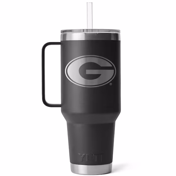 YETI Georgia Bulldogs 42oz. Rambler Straw Mug