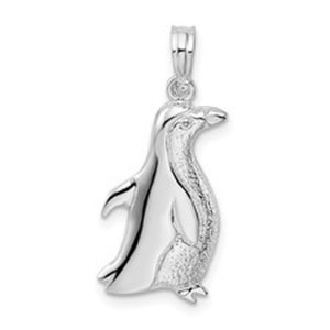  Sterling Silver Penguin Pendant 
