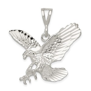  Sterling Silver Eagle Pendant 