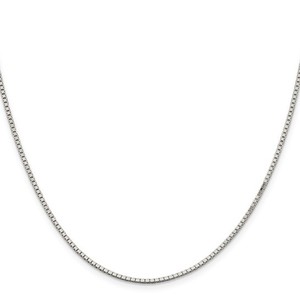  Sterling Silver Rhodium Plated Box Chain