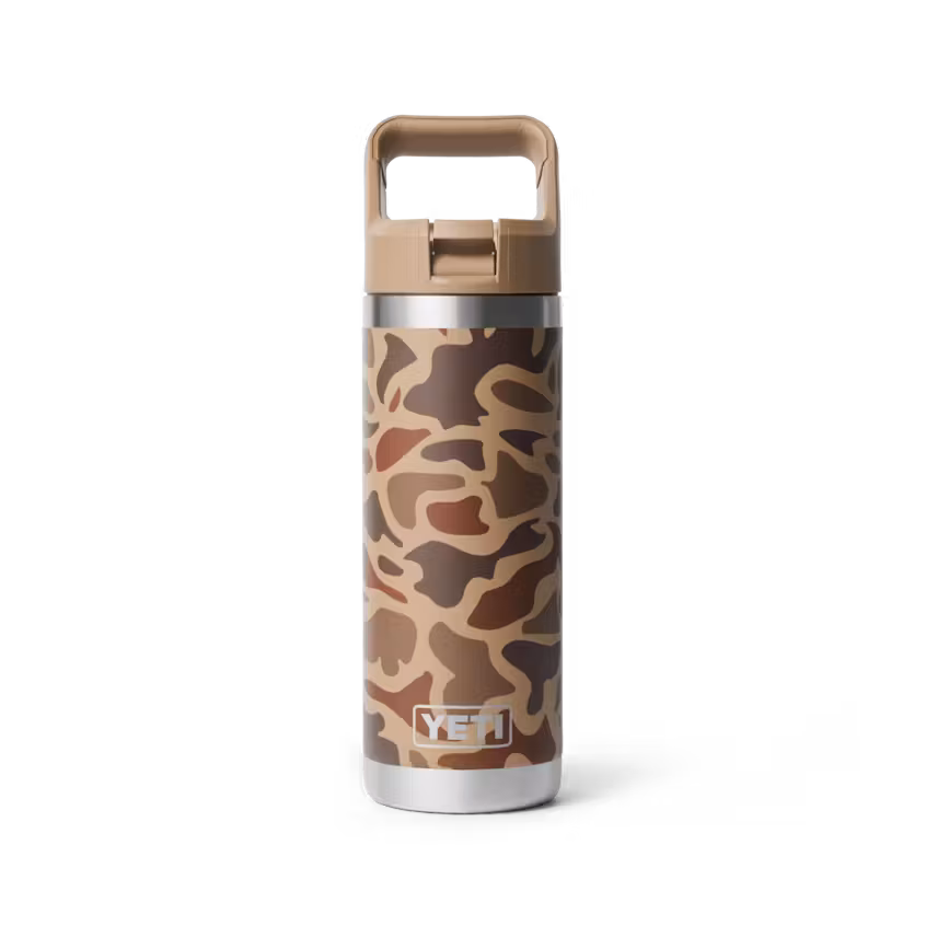 Rambler 18 oz Water Bottle  WITH COLOR-MATCHED STRAW CAP