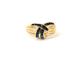  10K Yellow Gold Sapphire Ring 