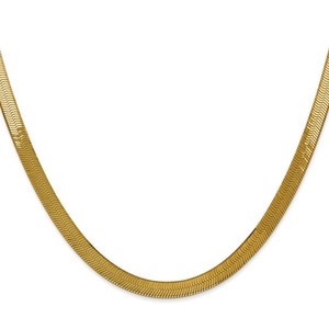 Leslie's Lifetime Gurantee 14K Yellow Gold Herringbone 16" Necklace