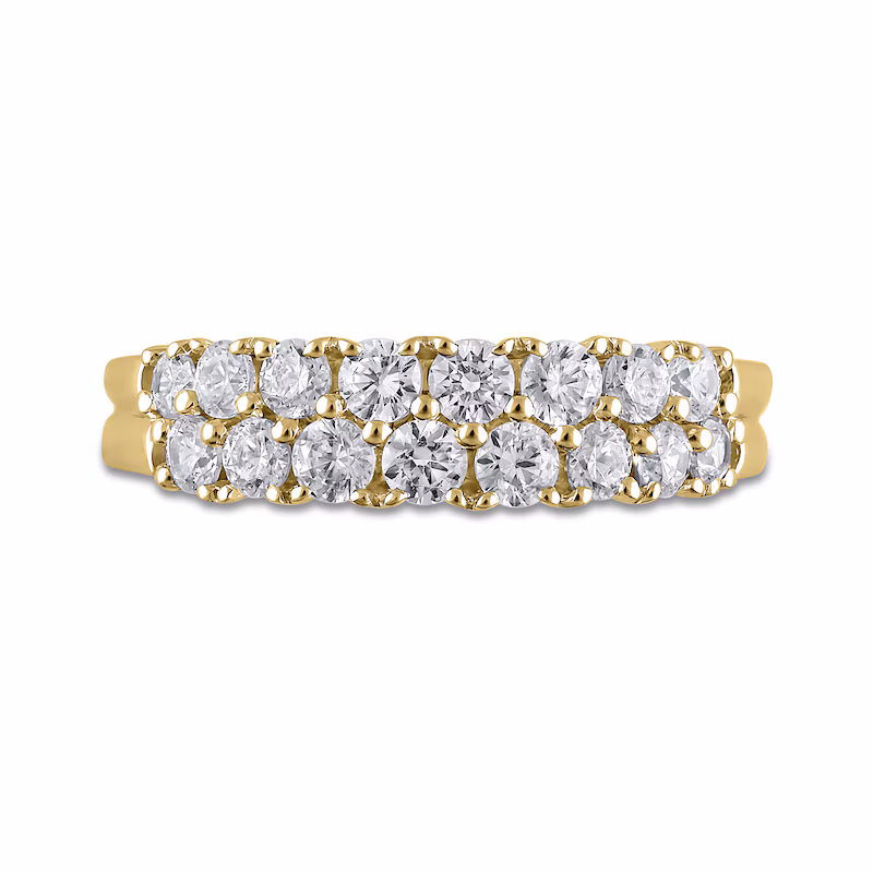 14K Yellow Gold Diamond Band