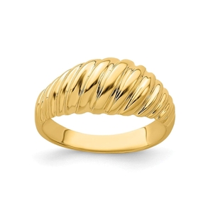  10K Yellow Gold Dome Style Ring