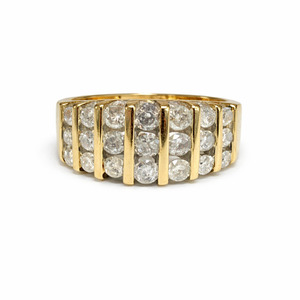  10K Yellow Gold Diamond Ring 