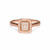  10K Rose Gold Diamond Ring 