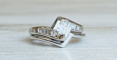0.40ctw Diamond Bridal Set 14kw 