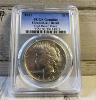 1921 High Relief $1 Peace Coin
