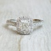 1.25ctw Diamond Cushion Halo 1.00ct Center in Platinum 