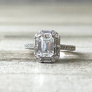  1.89ctw Lab Grown Emerald Diamond 14kw Ring