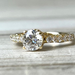 1.50cttw Lab Grown Diamond Engagement Ring 14ky