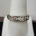 WG Wed./Ann. Band with 7 Channel Mounted Diamonds with appraisal