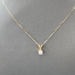 Approx. 1/5ct Diamond Solitaire on Chain