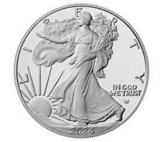 2024 American Silver Eagle One Ounce Proof Coin (W)