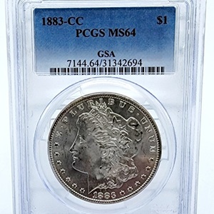 1883-CC Morgan Dollar PCGS MS64 GSA