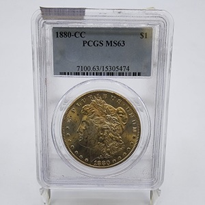 1880-CC Morgan Dollar MS 63 PCGS