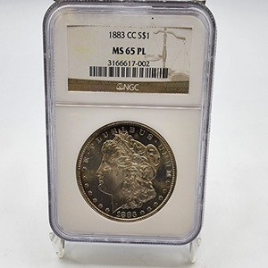 1883-CC Morgan Dollar MS 65 PL NGC