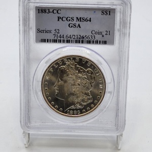 1883-CC Morgan Dollar PCGS MS64 GSA