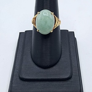 10k Gold Jade Ring