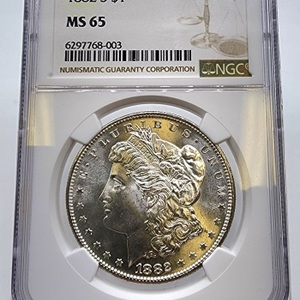 1882 S $1 Morgan MS 65 NGC