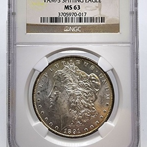 1891 CC Top-100 S$1 Vam-3 Spitting Eagle