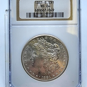 1881 S Morgan $1 MS 64