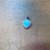 Silver  0.80grams Pendant Sterling Silver Light Blue Lab Opal and CZ Heart Penda