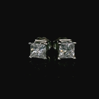 14kt White Gold 1.40cttw Diamond Stud Earrings
