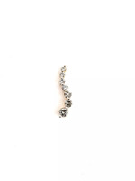 14K Yellow Gold 0.90dwt 7 Diamond Stones Pendant 0.50cttw