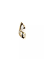 14K Gold 3.40dwt 4 Diamond Stones Pendant 0.92cttw