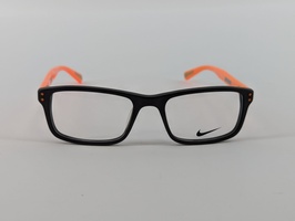 Nike 5537 Orange And Black Frame Eyeglasses