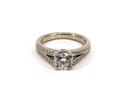 Scott Kay 14KT Gold 5.36g Diamond Engagement Ring Size 5.5, 1.09cttw Approx.