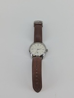 Silpada  leather banded stainless steel watch