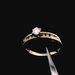10K Gold Diamond Ring Size 8.75 1.6dwt (2.5g) 1/4 CTTW