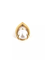 14KT Yellow Gold 3.03g Single Pearl Pendant